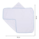 Toalha de Banho Felpuda Mami Clássicos – 1 Unidade 90x80cm Capuz Bordado Clássico Azul
