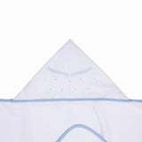 Toalha de Banho Felpuda Mami Clássicos – 1 Unidade 90x80cm Capuz Bordado Clássico Azul