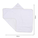 Toalha de Banho Felpuda Mami Clássicos – 1 Unidade 90x80cm Capuz Bordado Neutra