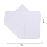 Toalha de Banho Felpuda Mami Clássicos – 1 Unidade 90x80cm Capuz Bordado Neutra