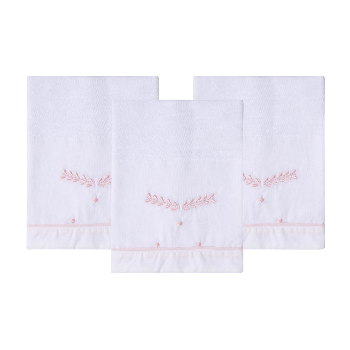 Kit Paninho de Boca Mami Clássicos Rosa – 3 Unidades 37x36cm para Bebê