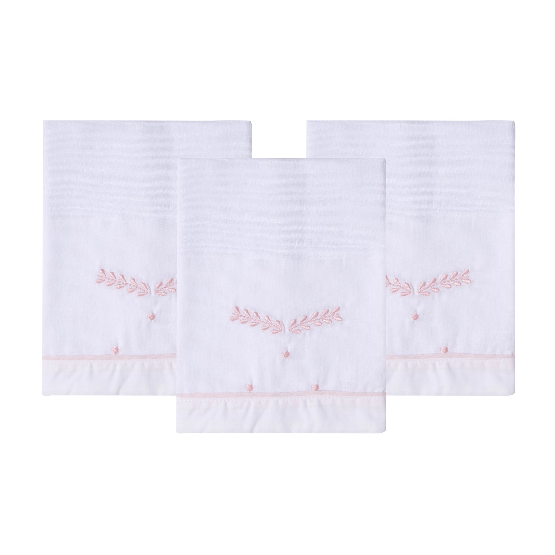 Kit Paninho de Boca Mami Clássicos Rosa – 3 Unidades 37x36cm para Bebê