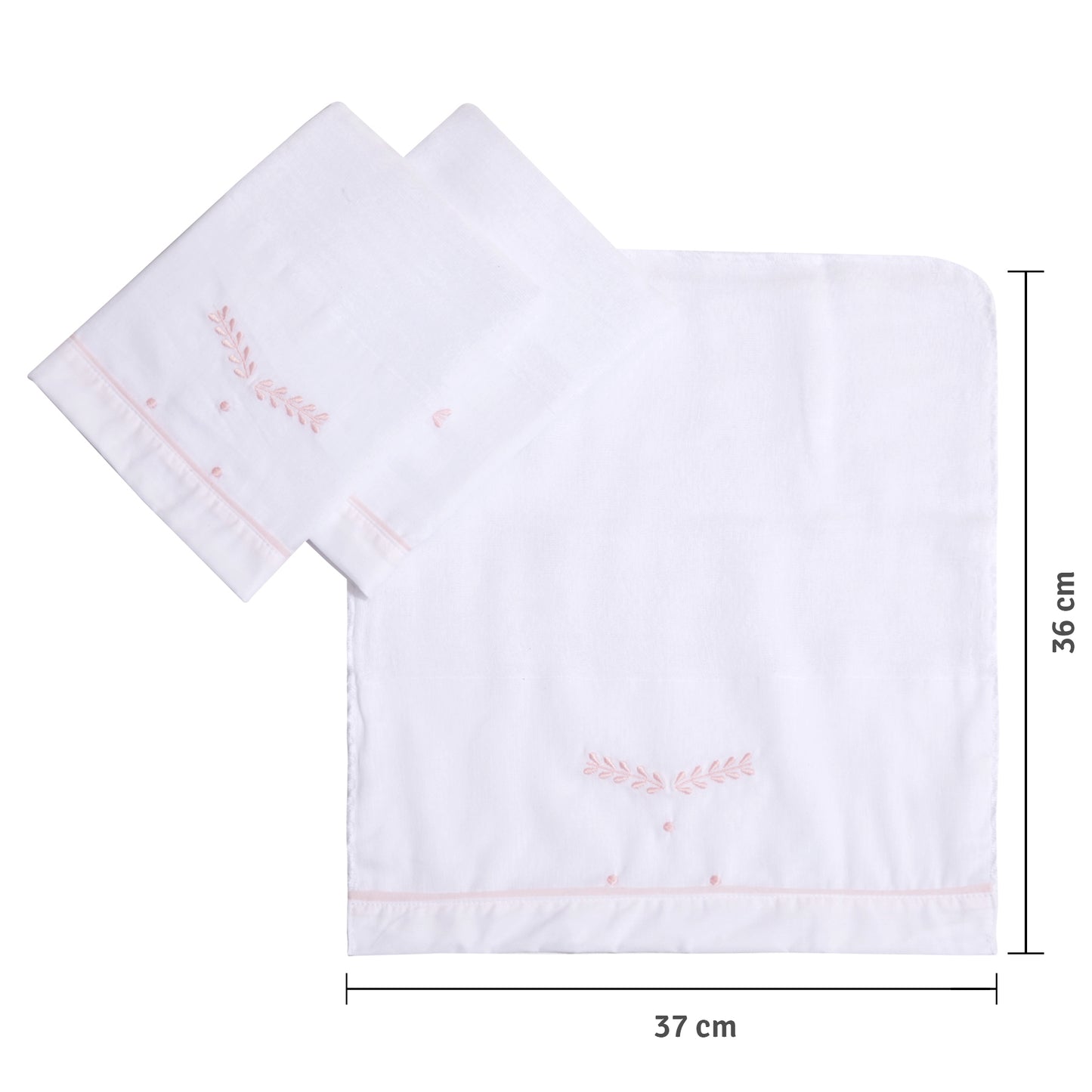 Kit Paninho de Boca Mami Clássicos Rosa – 3 Unidades 37x36cm para Bebê