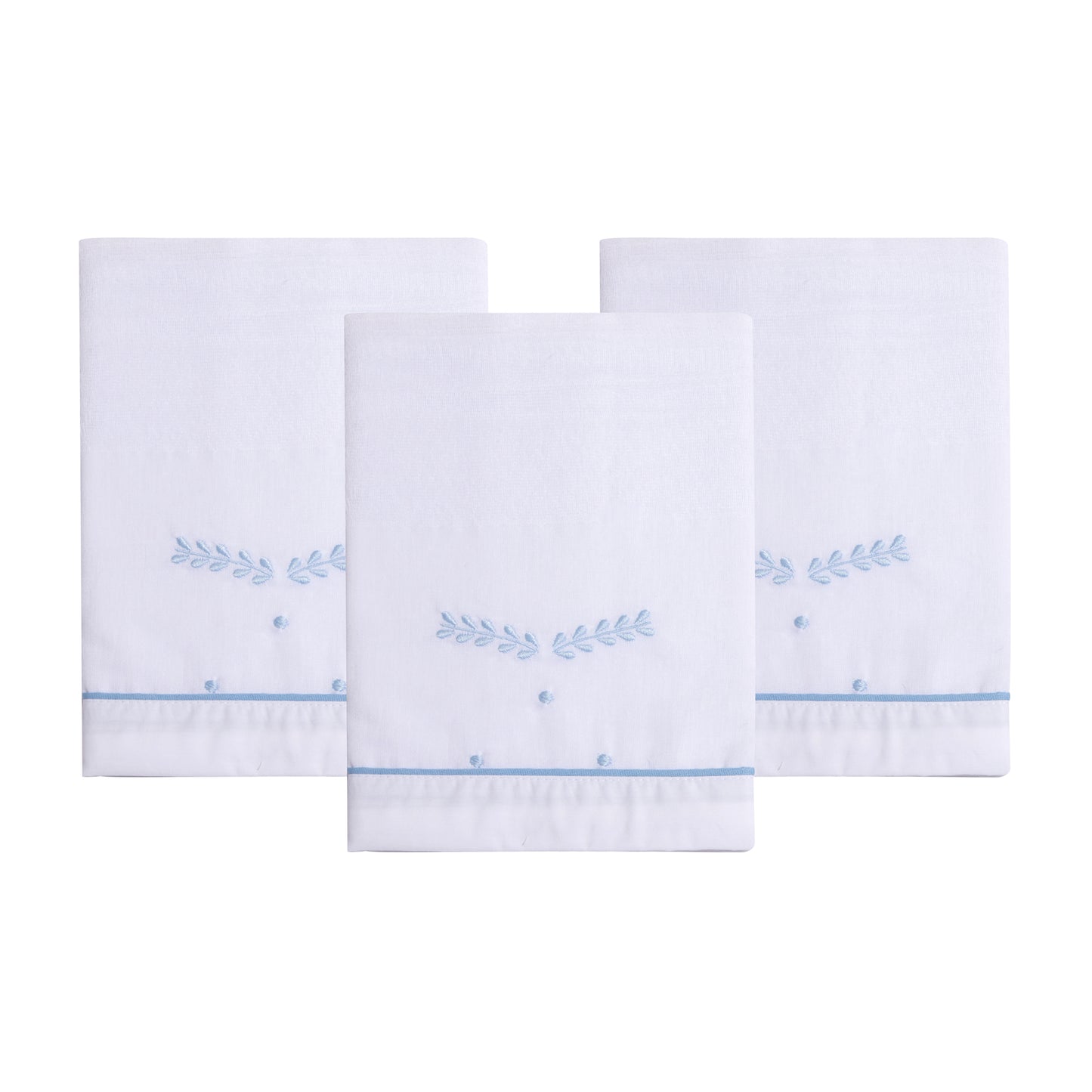 Kit Paninho de Boca Mami Clássicos Azul – 3 Unidades 37x36cm para Bebê