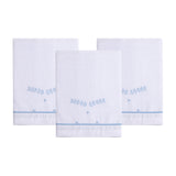 Kit Paninho de Boca Mami Clássicos Azul – 3 Unidades 37x36cm para Bebê