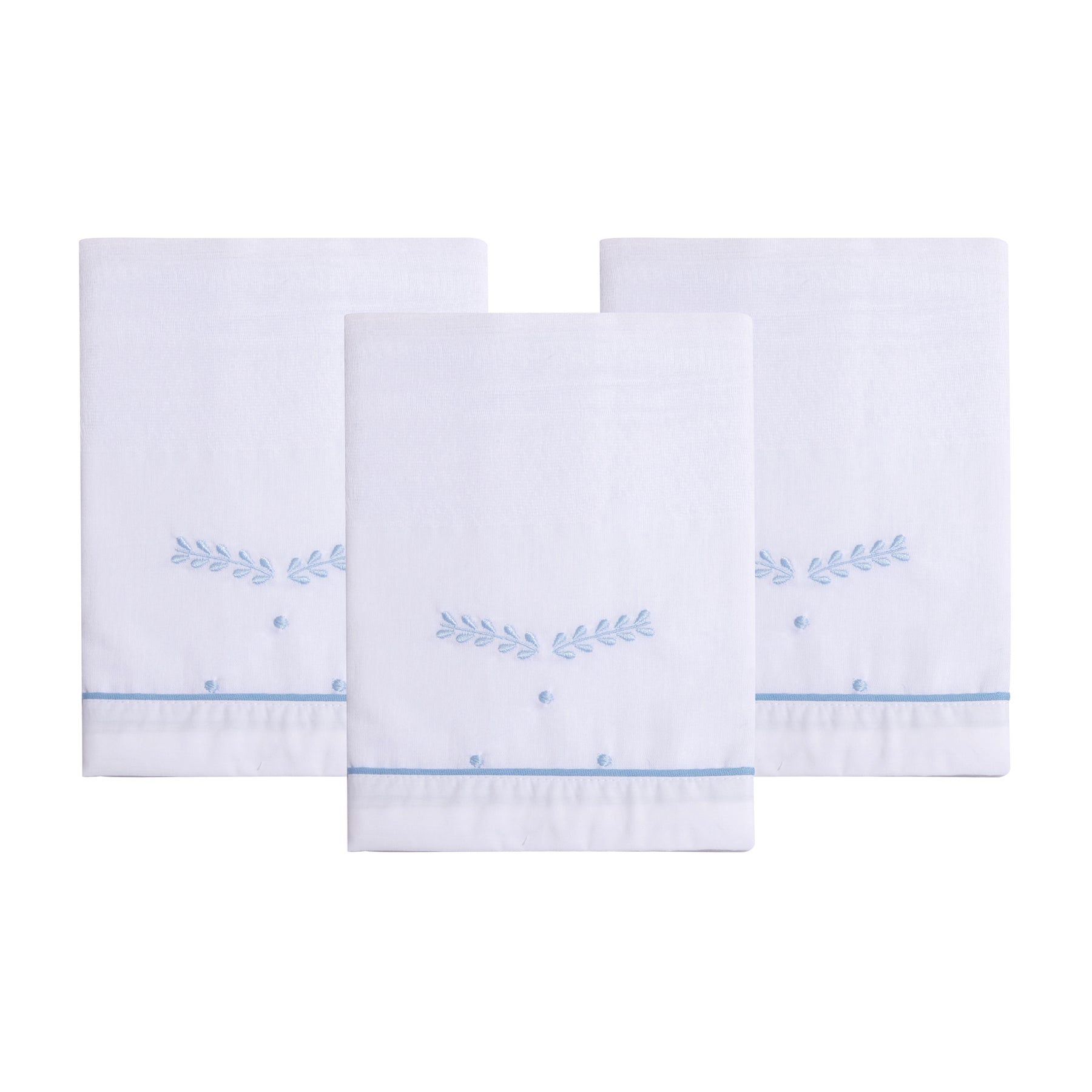 Kit Paninho de Boca Mami Clássicos Azul – 3 Unidades 37x36cm para Bebê