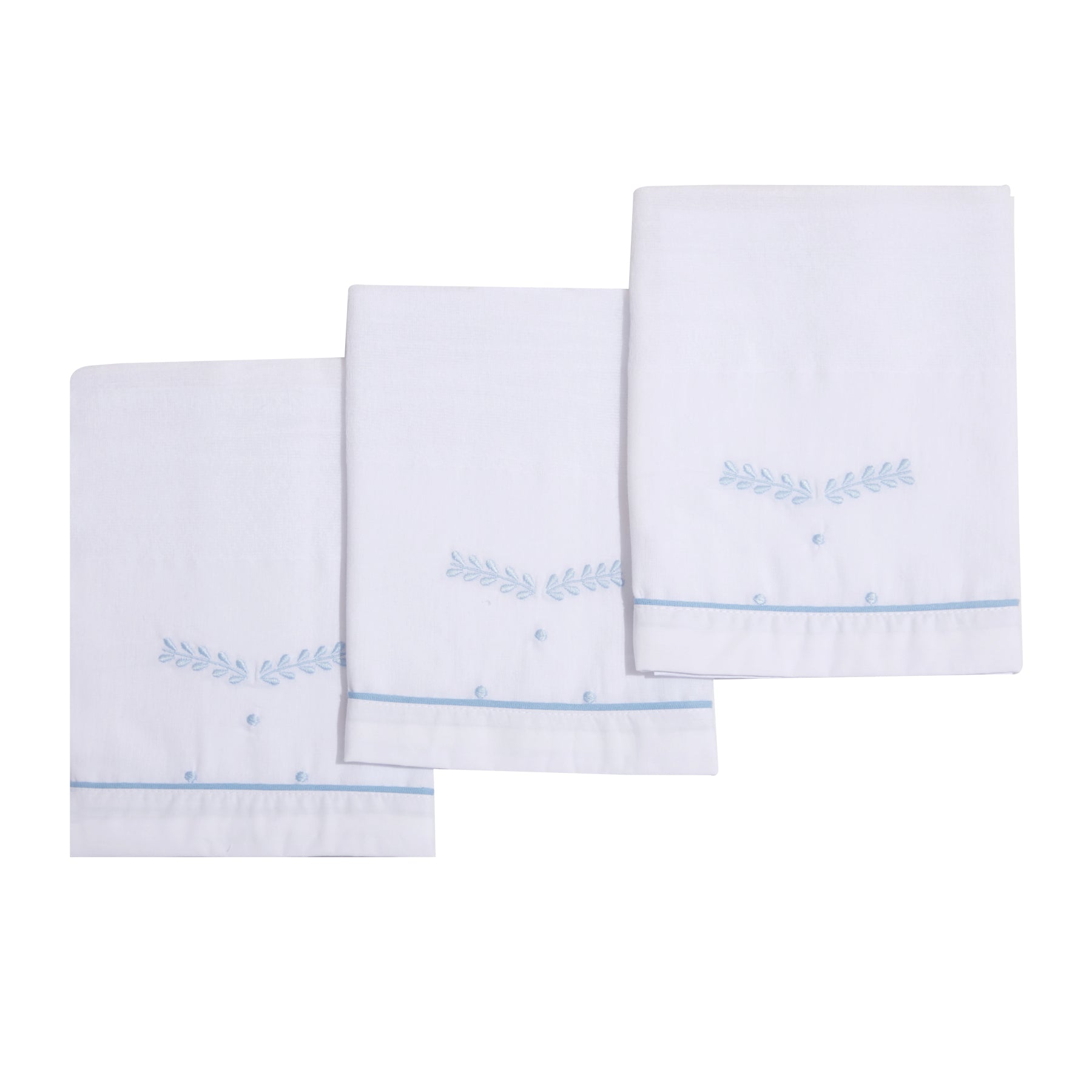 Kit Paninho de Boca Mami Clássicos Azul – 3 Unidades 37x36cm para Bebê