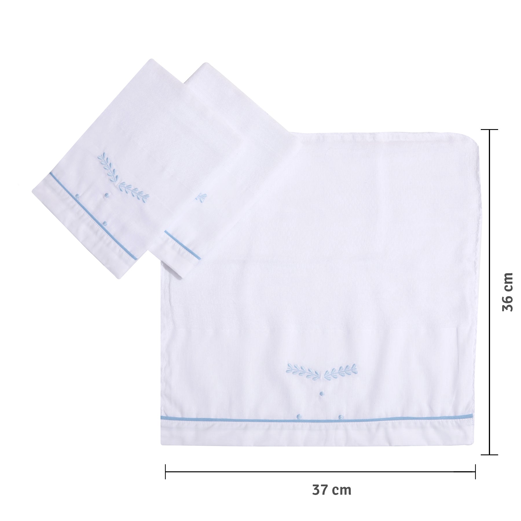 Kit Paninho de Boca Mami Clássicos Azul – 3 Unidades 37x36cm para Bebê