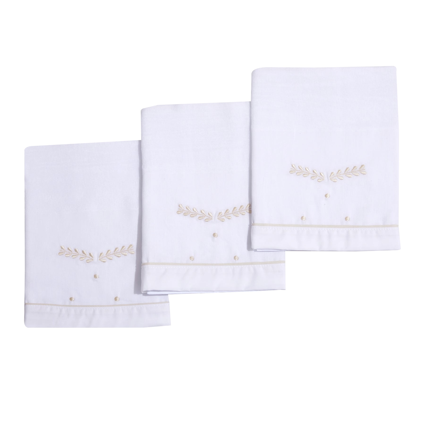 Kit Paninho de Boca Mami Clássicos Bege – 3 Unidades 37x36cm para Bebê