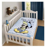 Cobertor Raschel Masculino Disney Baby Jolitex Azul Claro
