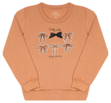 Conjunto de Moletom e Molecotton com Laço Aplicado para Conforto e Estilo
