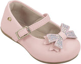 Sapato Infantil Rosa Fosco Elegante e Confortável