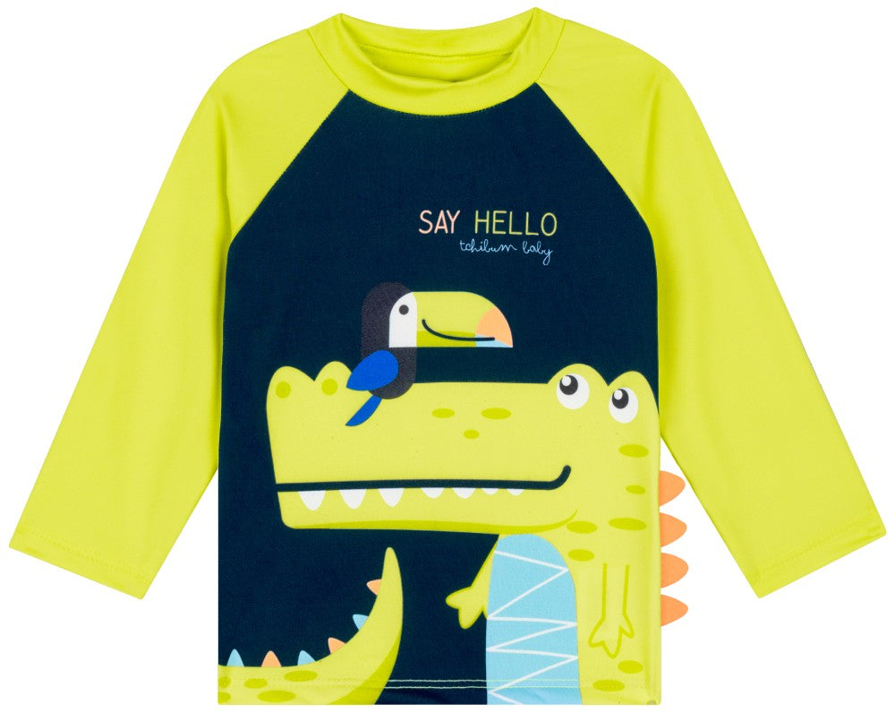 Conjunto Masculino Infantil Proteçao UV Say Hello