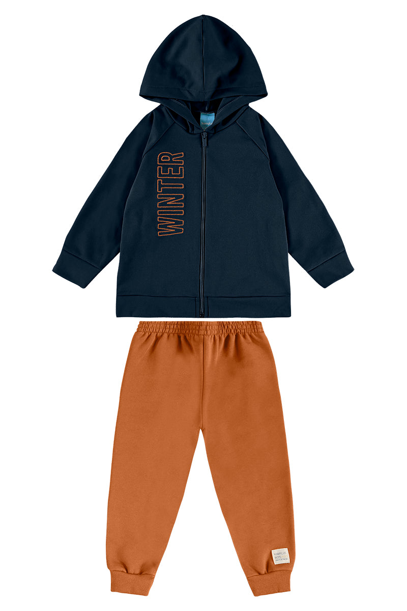 Conjunto Masculino Infantil Soft e Moletom Winter