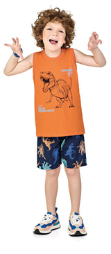 Conjunto Masculino Infantil Malha e Micrtofibra Dangerous