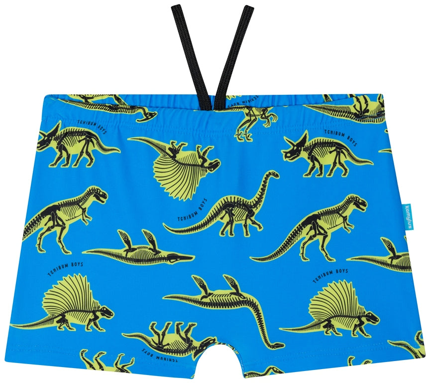 SUNGA FIT BOXER TCHIBUM AZUL PISCINA
