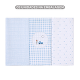 Cueiro Flanelado Bordados Papi carros coloridos 80x80cm – Conforto e Qualidade Exclusiva