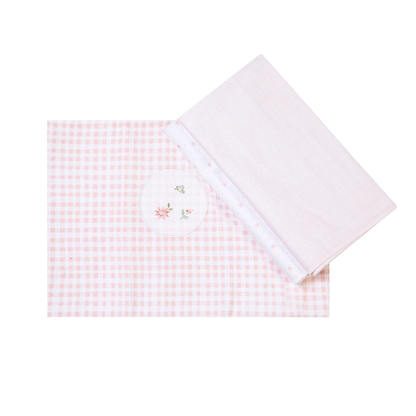 Cueiro Flanelado Bordados Papi Floralzinho 80x80cm – Conforto e Qualidade Exclusiva