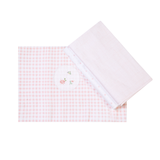 Cueiro Flanelado Bordados Papi Floralzinho 80x80cm – Conforto e Qualidade Exclusiva