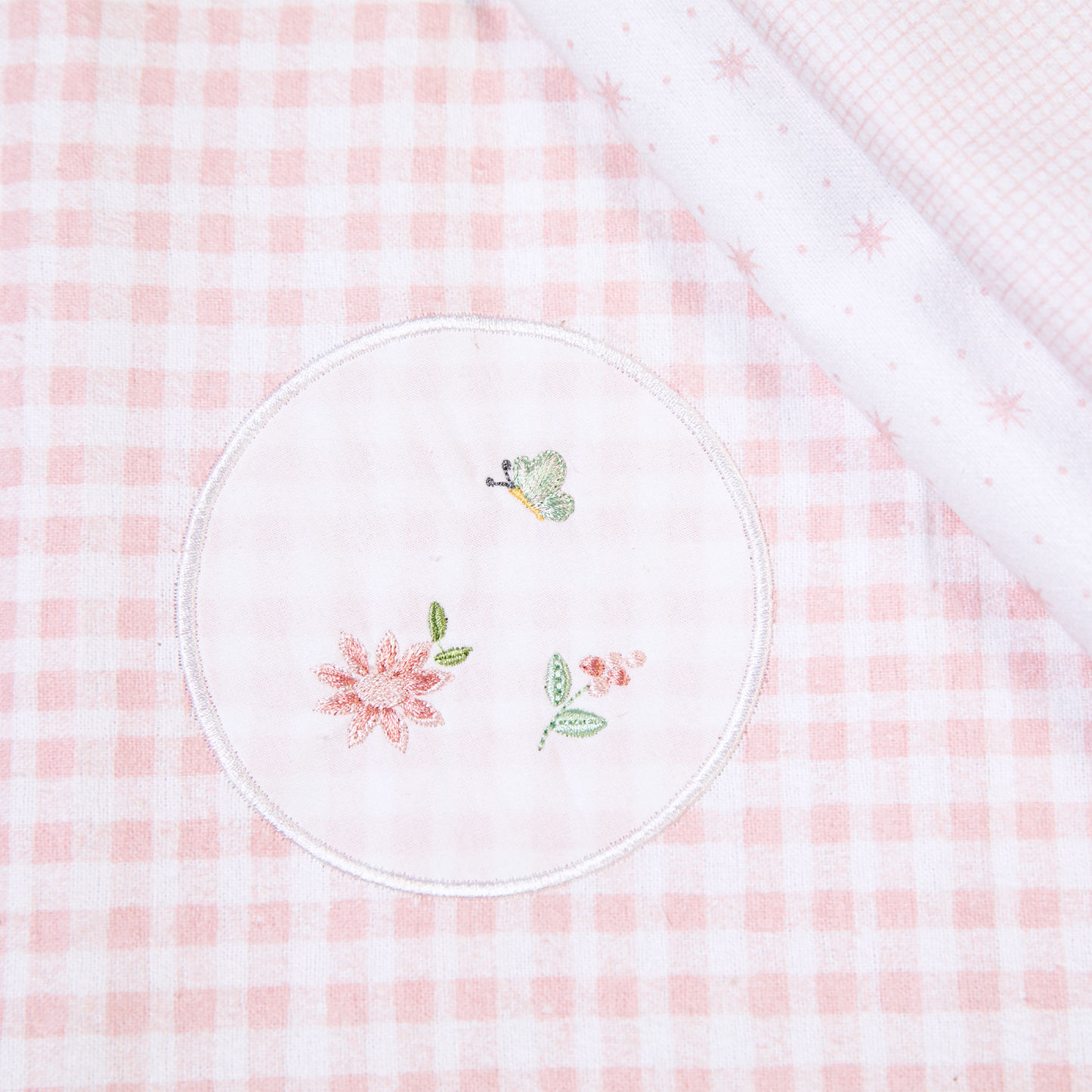 Cueiro Flanelado Bordados Papi Floralzinho 80x80cm – Conforto e Qualidade Exclusiva