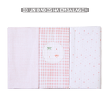 Cueiro Flanelado Bordados Papi libélula 80x80cm – Conforto e Qualidade Exclusiva