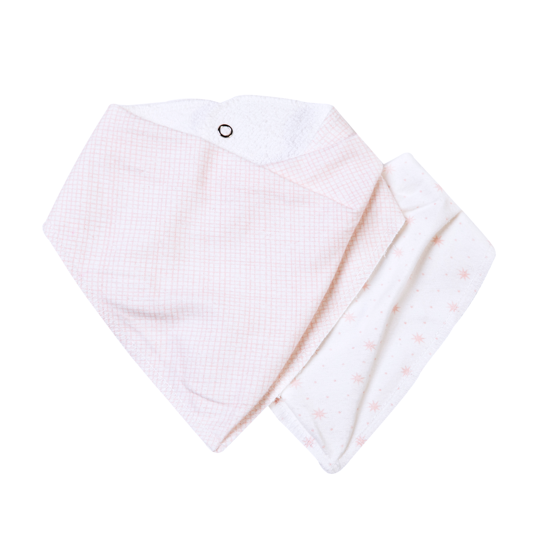 Kit Babador Bandana Bordados Papi – 2 Unidades Tamanho Único Linho Ros