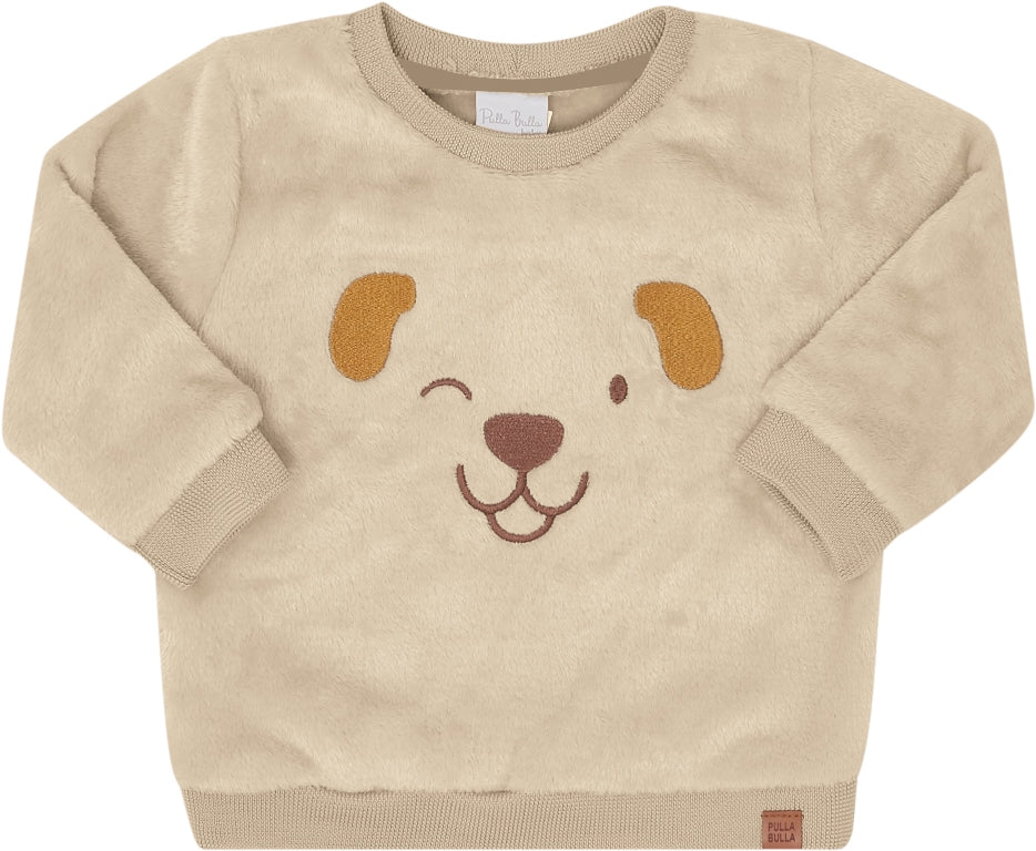 Conjunto Masculino Bebê Fleec Bichinhos