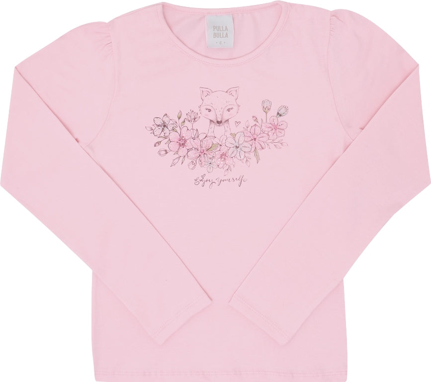 Blusa Feminina Infantil Meia Malha Flores