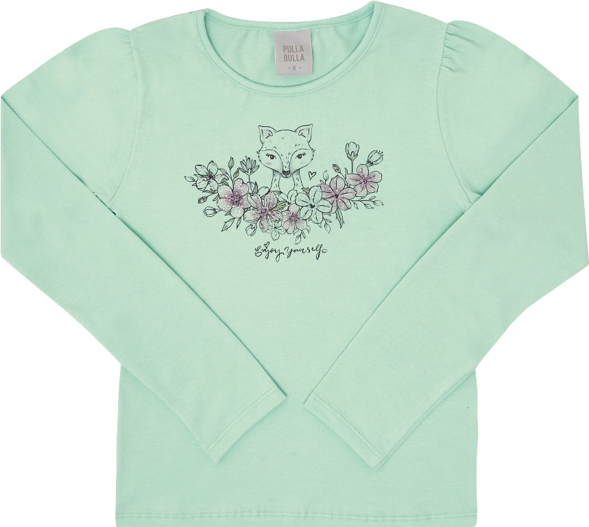 Blusa Feminina Infantil Meia Malha Flores