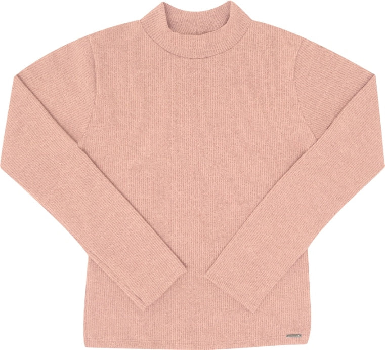 Blusa Feminina Juvenil Em Malha Tricô