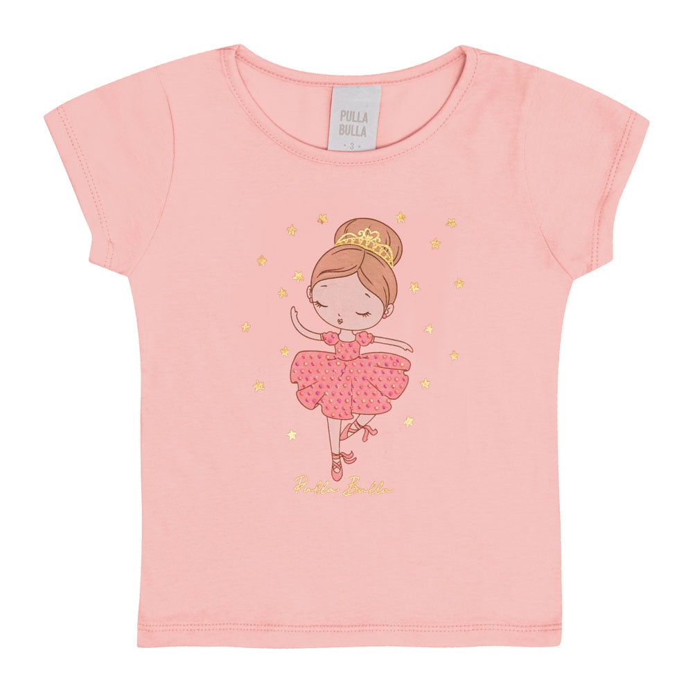 Blusa Feminina Infantil Bailarina