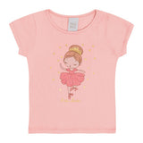 Blusa Feminina Infantil Bailarina