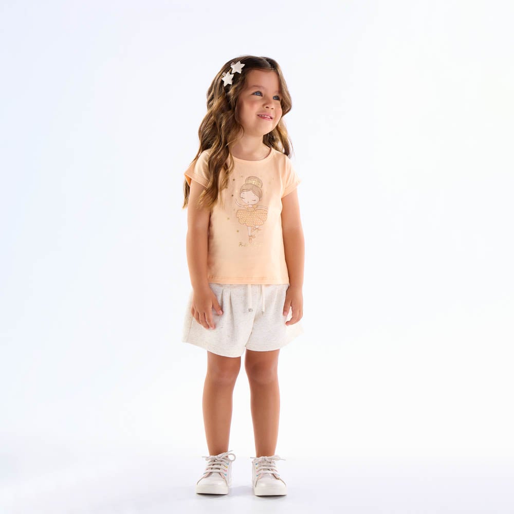 Blusa Feminina Infantil Bailarina
