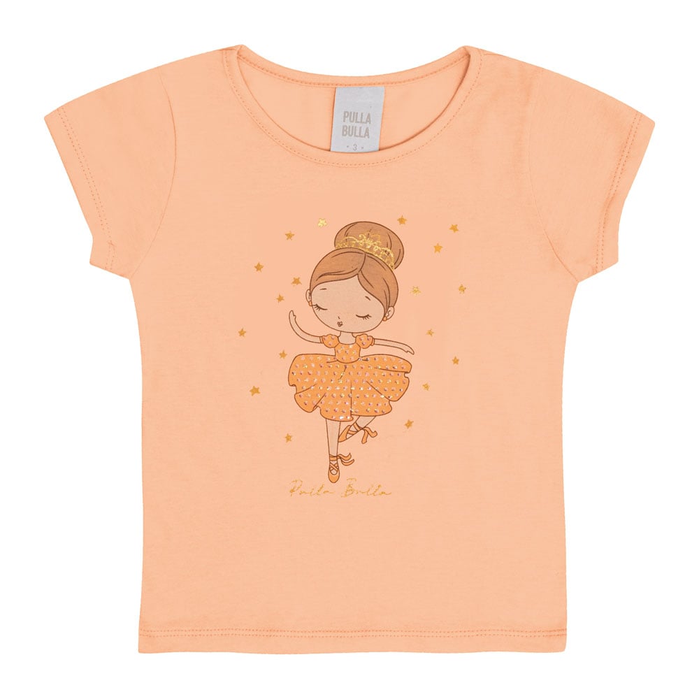Blusa Feminina Infantil Bailarina