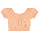 Conjunto Feminino Infantil Blusa e Shorts Jeans