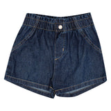 Conjunto Feminino Infantil Blusa e Shorts Jeans