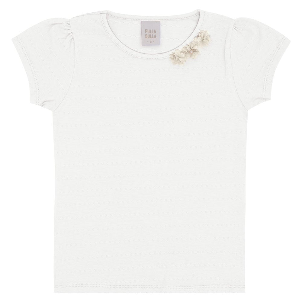 Blusa Feminina Infantil Flores