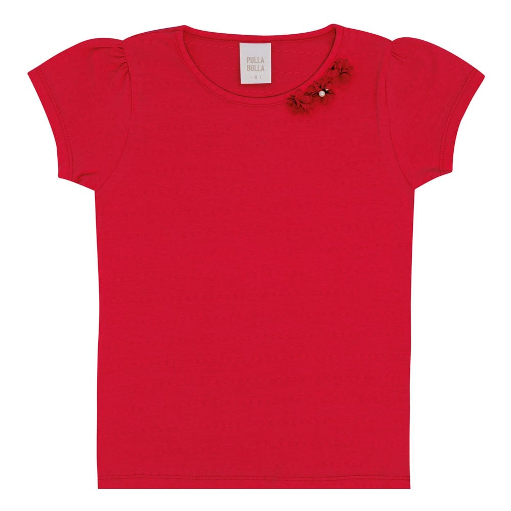 Blusa Feminina Infantil Flores
