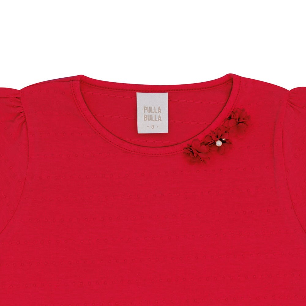 Blusa Feminina Infantil Flores