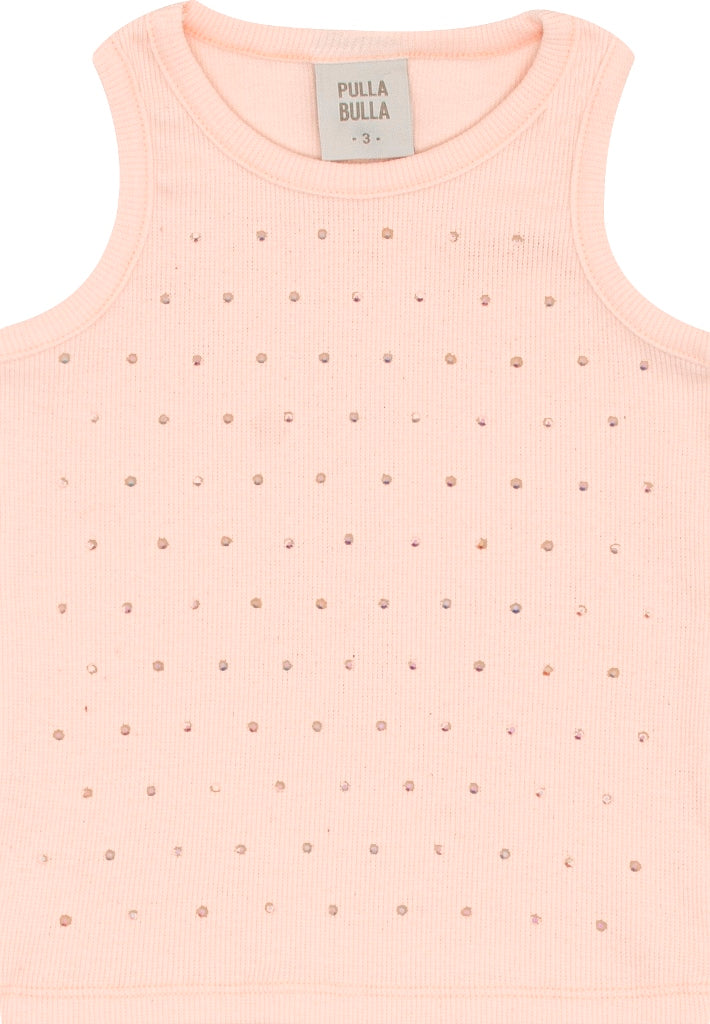 Blusa Regata Feminina Infantil Brilho