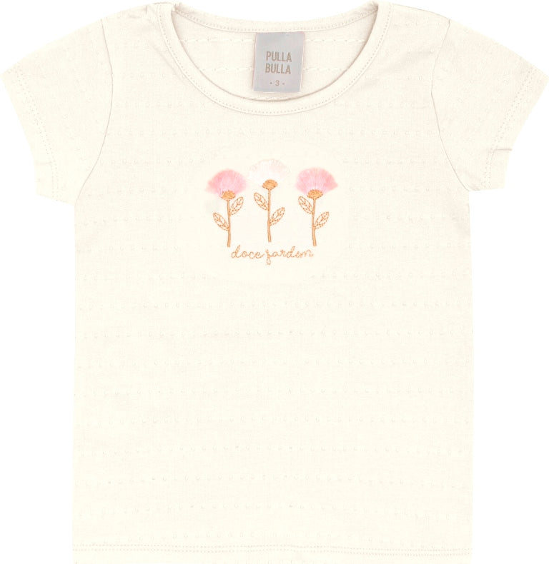 Blusa Feminina Infantil Doce Jardim