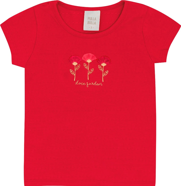 Blusa Feminina Infantil Doce Jardim