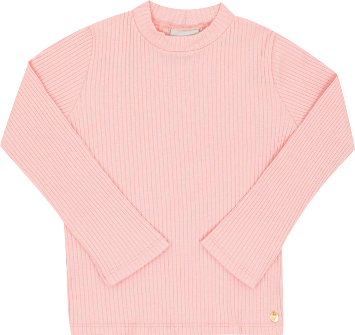 Blusa Feminina Infantil Canelada Pingente