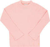 Blusa Feminina Infantil Canelada Pingente
