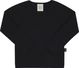Blusa Feminina Infantil Manga Longa Basica