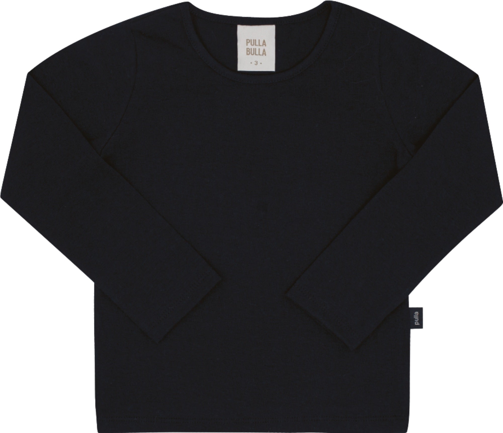 Blusa Feminina Infantil Manga Longa Basica