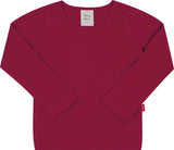 Blusa Feminina Infantil Manga Longa Basica