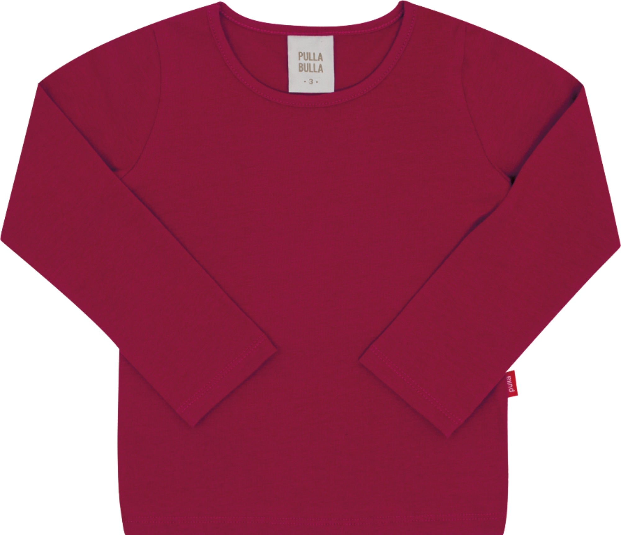 Blusa Feminina Infantil Manga Longa Basica