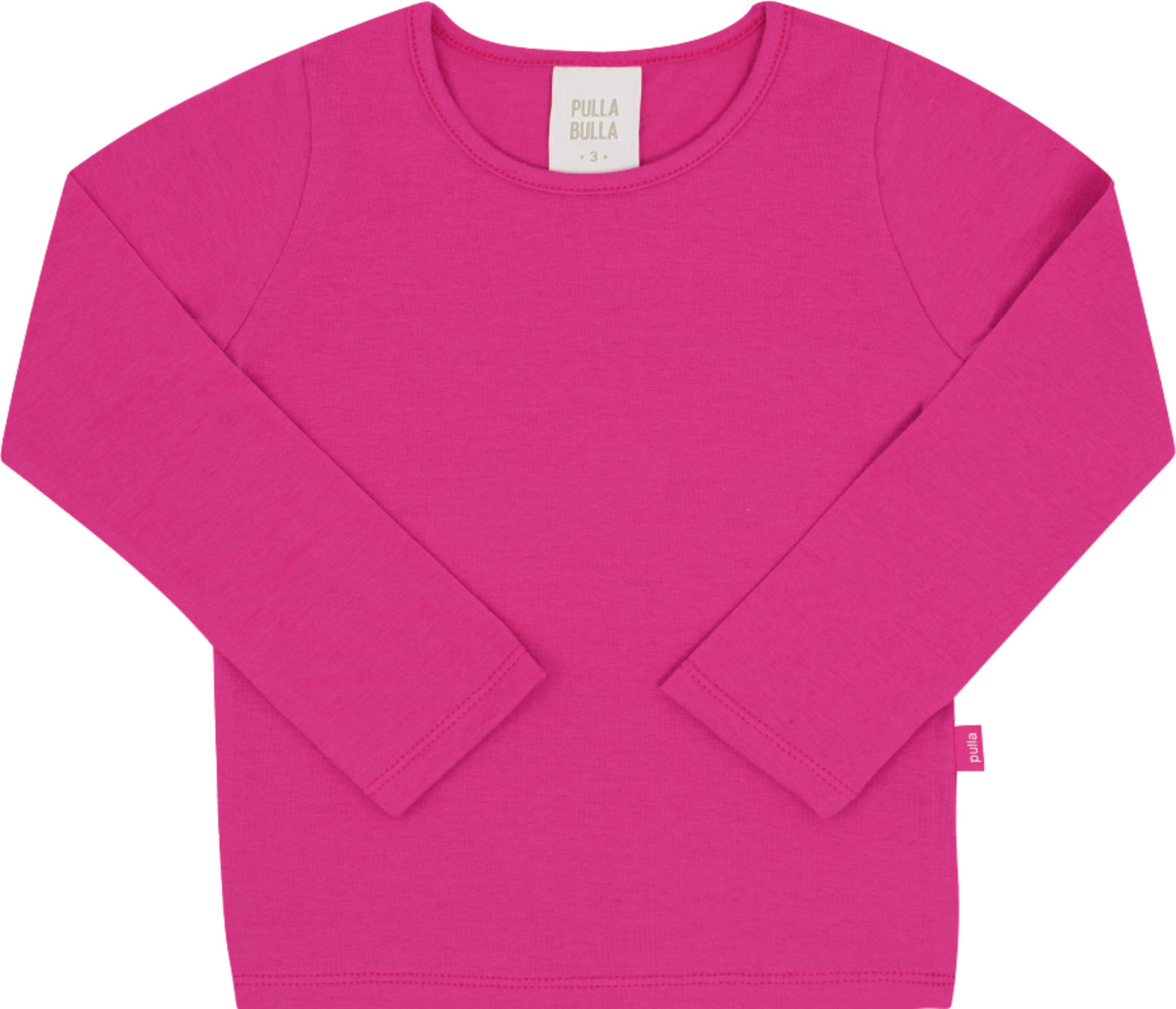 Blusa Feminina Infantil Manga Longa Basica