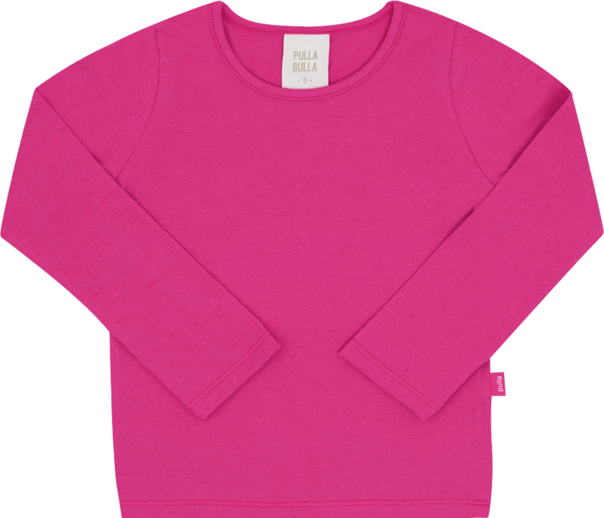 Blusa Feminina Infantil Manga Longa Basica